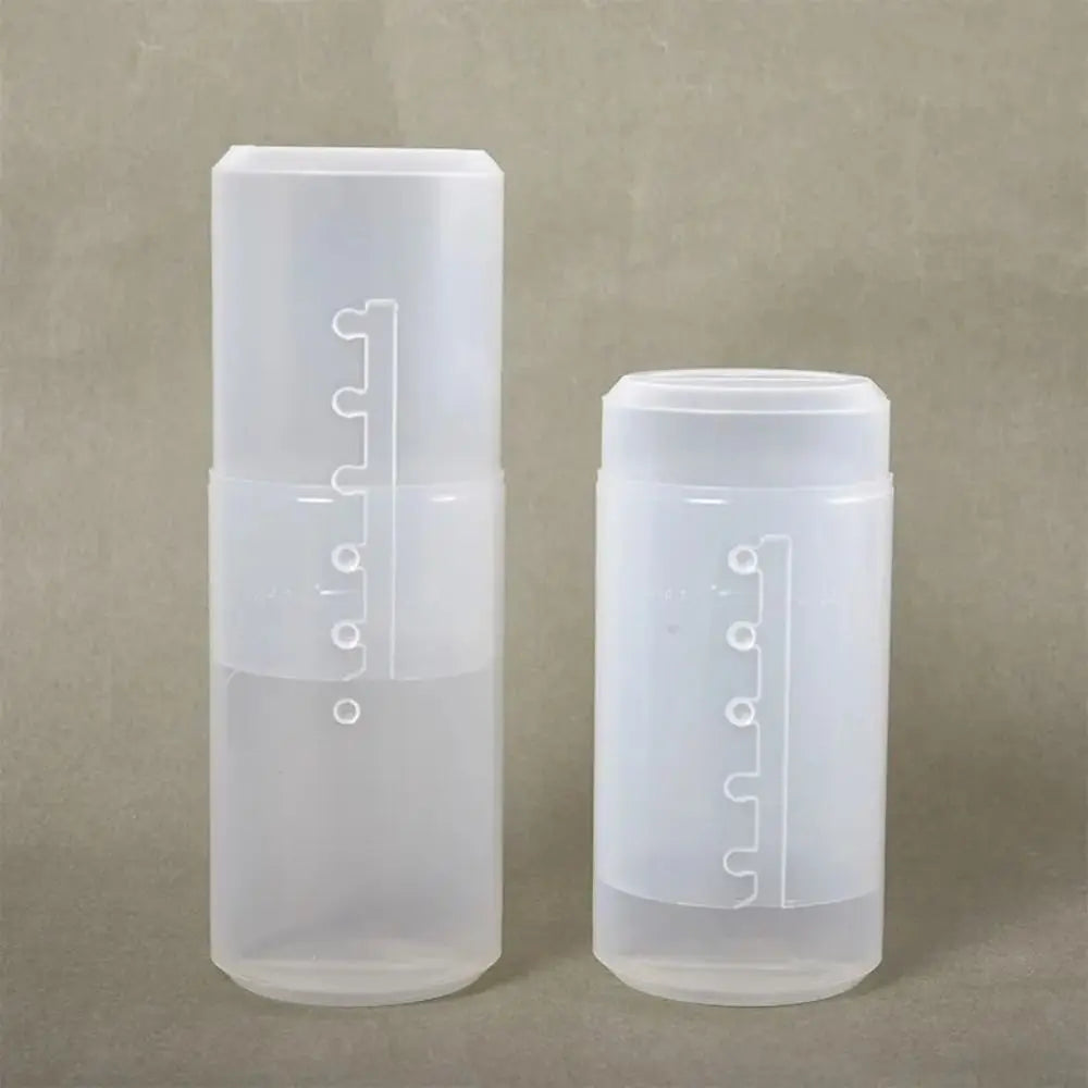 Transparent Makeup Brush Holder – Adjustable Height & Lid Makeup Brush Holder QXL
