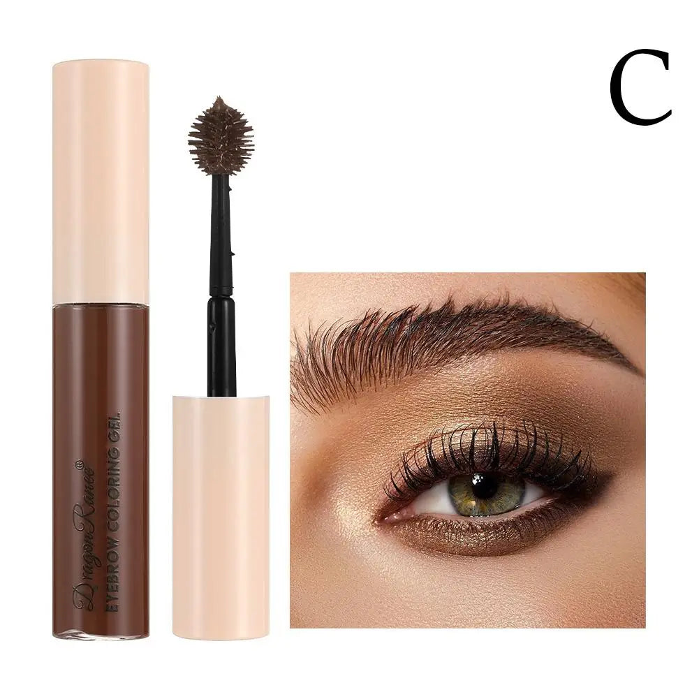 4D Wild Brow Styling Gel | Waterproof Eyebrow Wax 4 Colors Eyebrow Styling Gel QXL dark coffee CN
