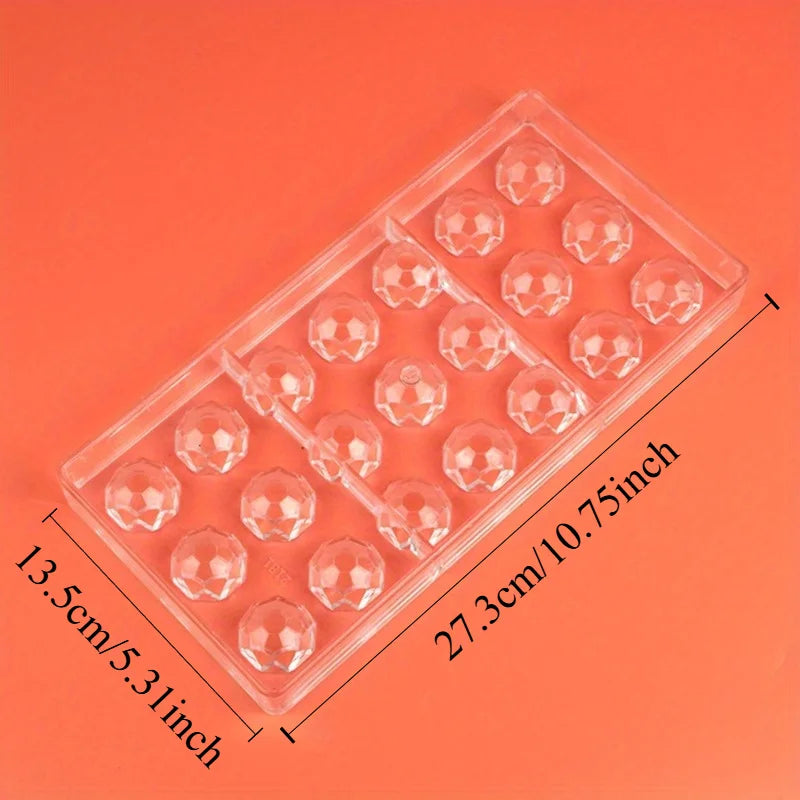 21-Cavity 3D Chocolate & Candy Mold | Valentine's Baking Chocolate Candy Mold QXL 1pc