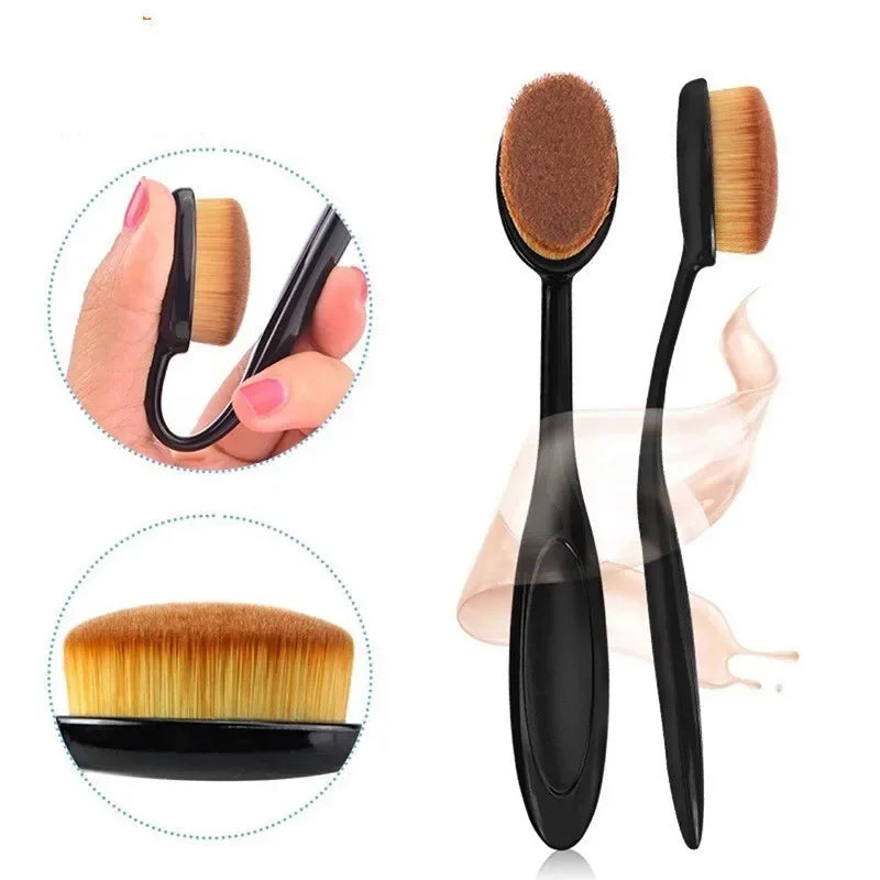 Toothbrush-Handle Makeup Brush | Soft Foundation Brush Foundation Makeup Brush QXL