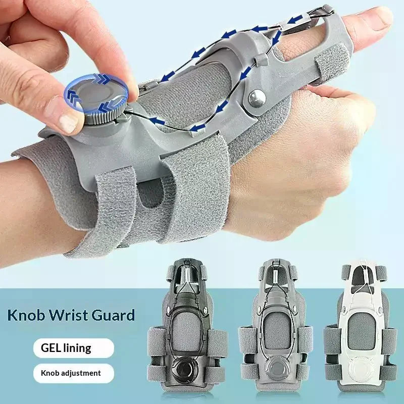 Adjustable Wrist & Thumb Splint Brace | GEL Lining, L & R Hand Wrist Thumb Brace QXL
