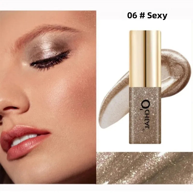 Mini Glitter Liquid Eyeshadow – Shimmer Metallic Waterproof Liquid Eyeshadow QXL
