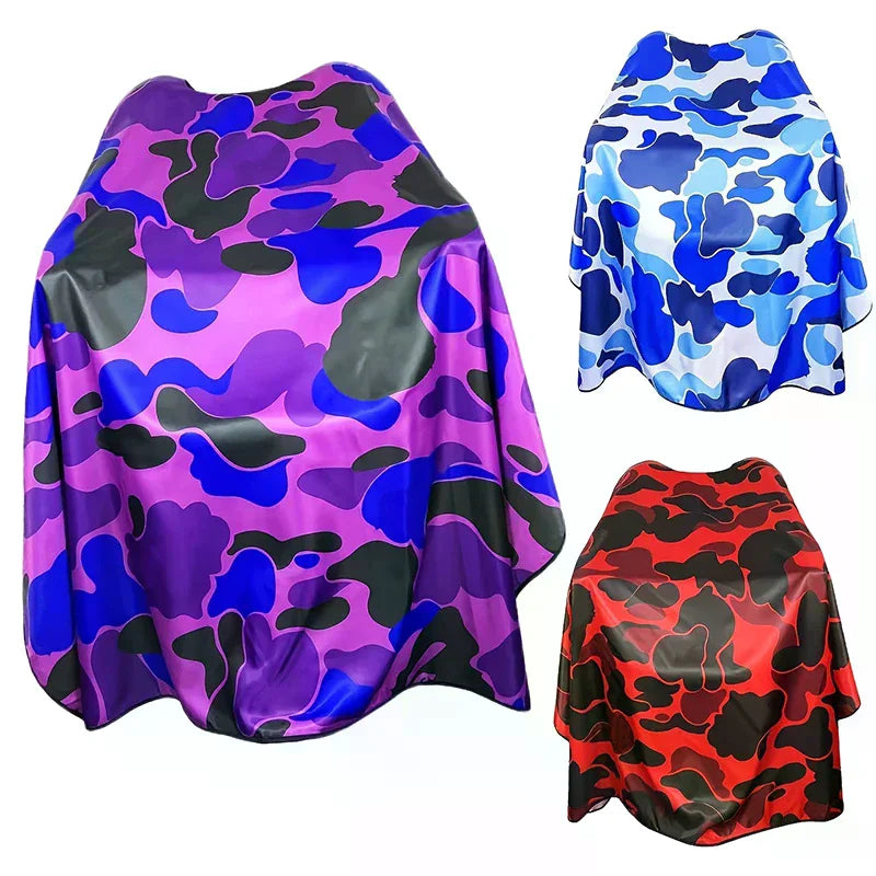 Camouflage Barber Cape | Waterproof Anti-Static Haircut Apron Barber Cape QXL