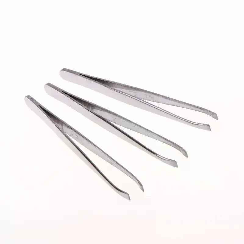 Stainless Steel Tweezers Set – Eyebrow & Beard Grooming 3/5 Pc Grooming Tweezers Set QXL