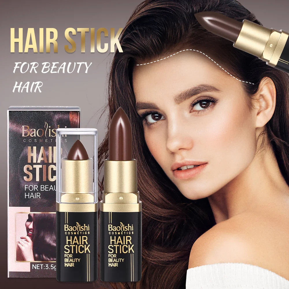 Baolishi Hair Color Stick | Waterproof Root Touch-Up Pen Hair Color Stick QXL
