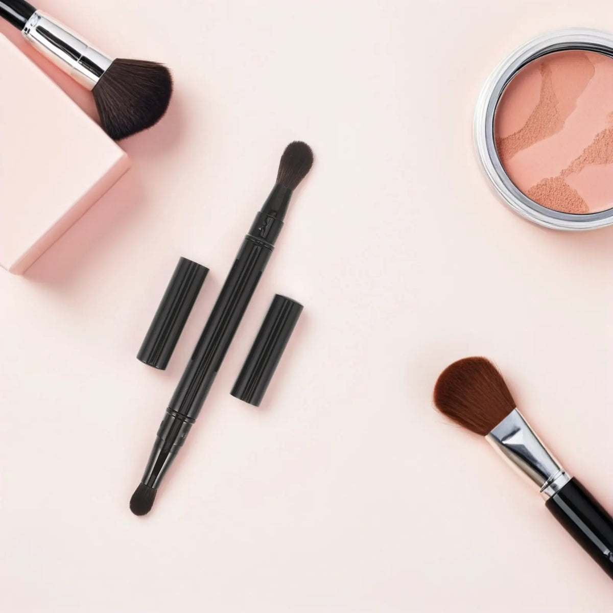 Double-Ended Eyeshadow Brush | Soft Blending & Precise Detail Eyeshadow Brush QXL