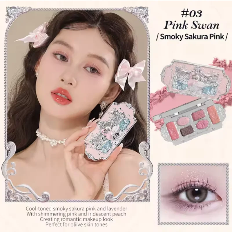 Flower Knows Moonlight Mermaid Glitter Eyeshadow & Blush Set Eyeshadow & Blush Set QXL
