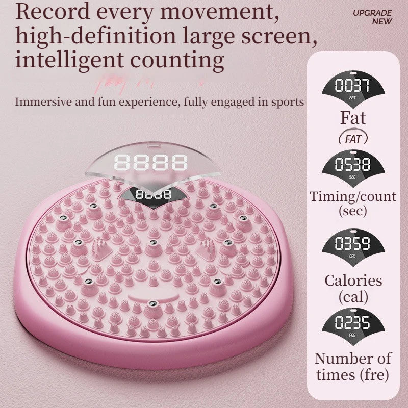 Magnetic Waist Twisting Disc & Foot Massage Board | Fitness Fitness Twisting Disc QXL