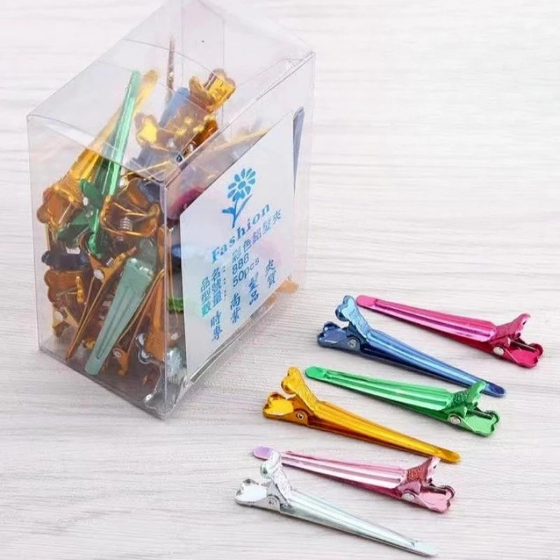 45-Pack Mini Metal Hair Clips | Heat Resistant Salon Clips Hair Sectioning Clips QXL 45PCS Boxed