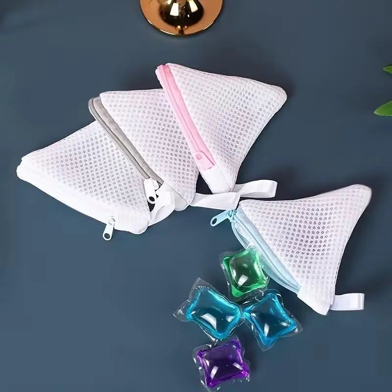3-Pack Zippered Mesh Laundry Bags for Delicates & Beads Mesh Laundry Bags QXL