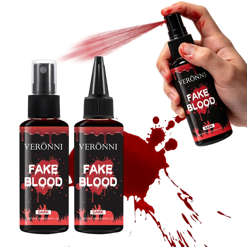 Fake Blood Spray – Washable Halloween SFX Body Paint 50ml SFX Body Paint Spray QXL