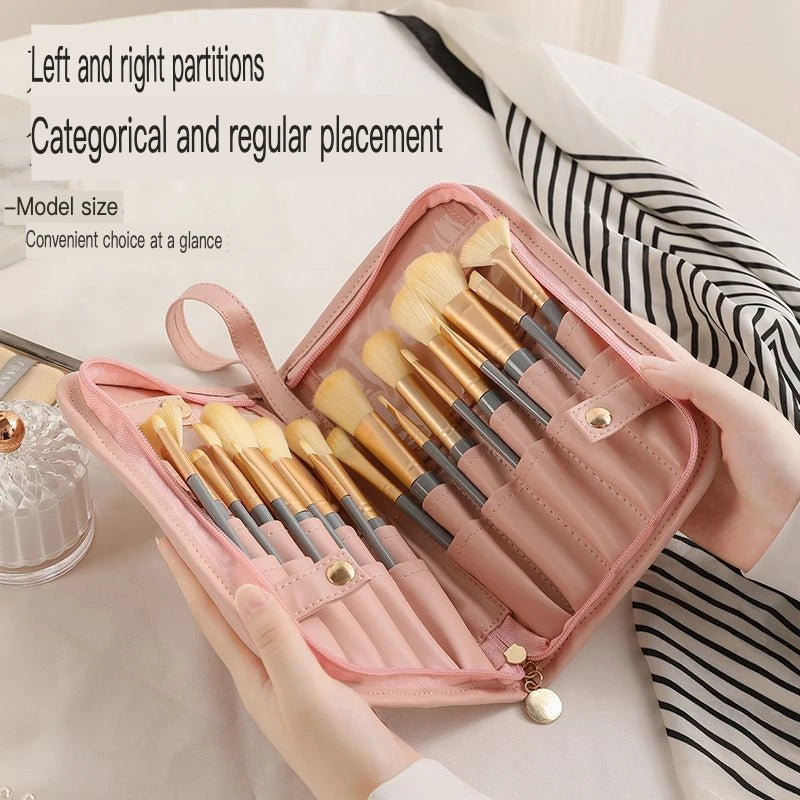 Standing Makeup Brush Organizer Bag | Tattoo Pen Storage Makeup Brush Organizer QXL