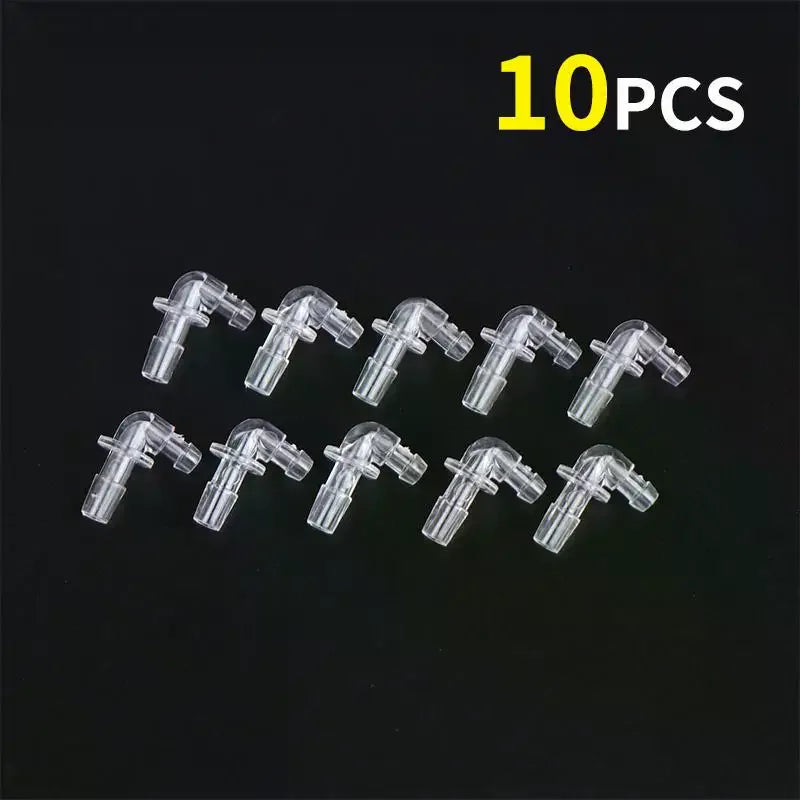10-Pack Hearing Aid Tubing Connectors | Transparent Eartip Adaptor Hearing Aid Accessories QXL