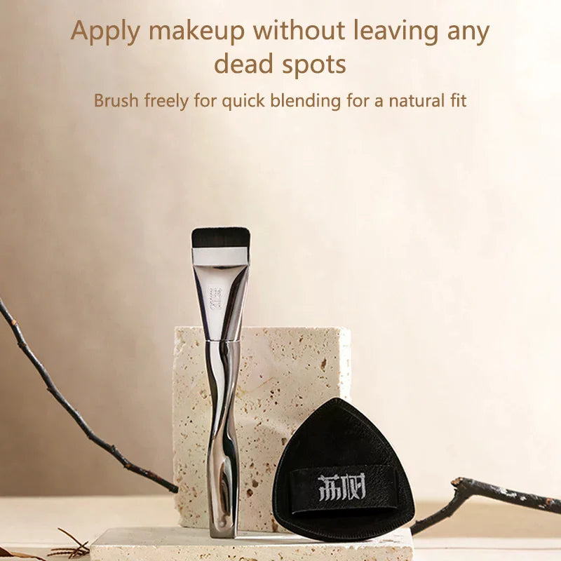 Flat Foundation Brush – Lightweight Face Contour Makeup Brush Makeup Foundation Brush QXL