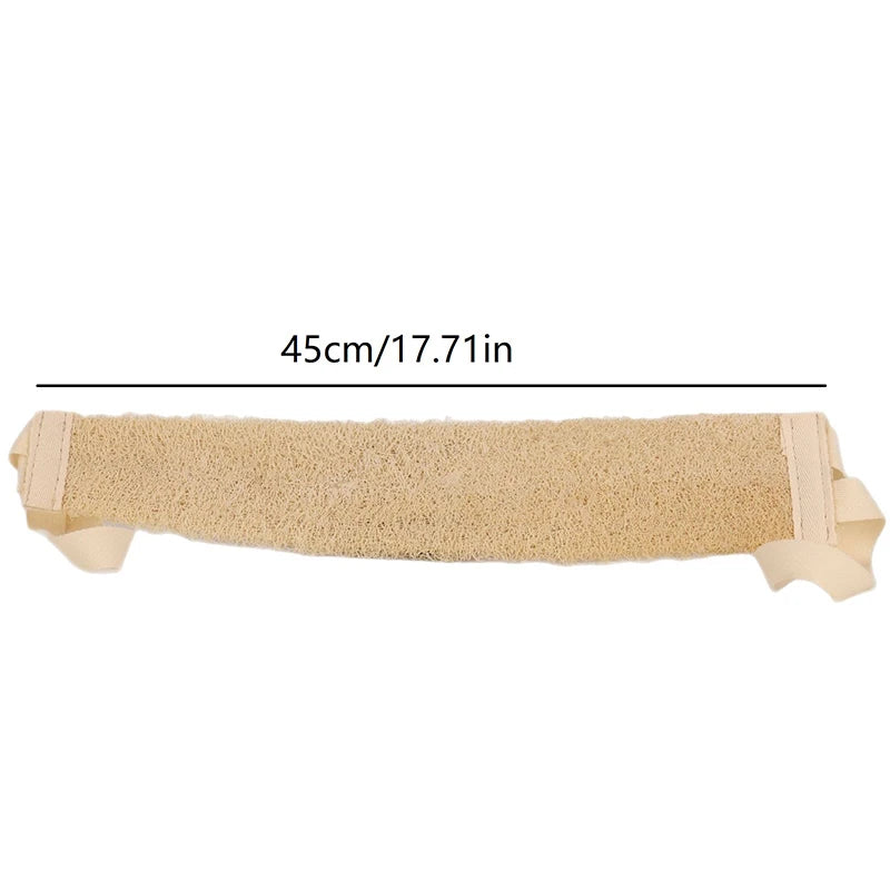 Natural Loofah Exfoliating Back Scrubber Bath Strap | S & L Loofah Bath Scrubber QXL L