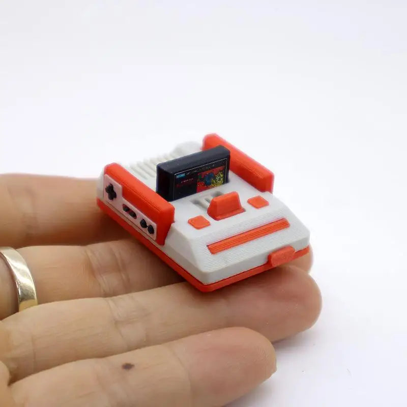 1/12 Dollhouse Miniature Retro TV Game Console Model Decor Dollhouse Miniature QXL