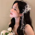 30cm Butterfly Tassel Hair Clip | Bridal Wedding Hairpin Bridal Hair Clip QXL 1PC