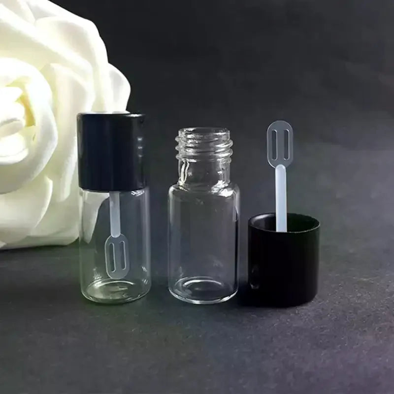 5/10-Pack 4ml Refillable Glass Foundation Travel Bottles Cosmetic Travel Bottles QXL