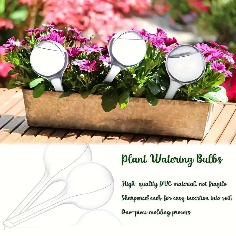 Self-Watering Globes | Adjustable Drip Irrigation 2 or 4 Pack Drip Irrigation Globe QXL