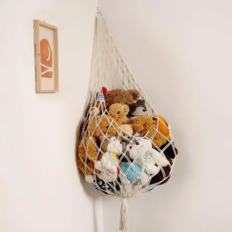 Large Stuffed Animal Hammock | Hanging Toy Storage Net Toy Storage Hammock QXL