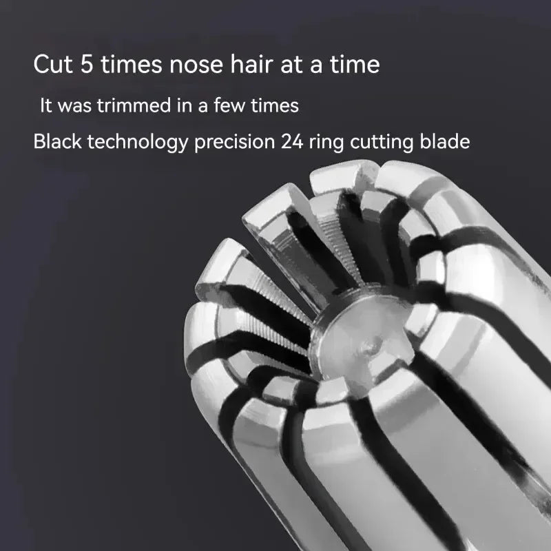 Vvocci Manual Nose & Ear Hair Trimmer | Portable Steel Nose & Ear Trimmer QXL