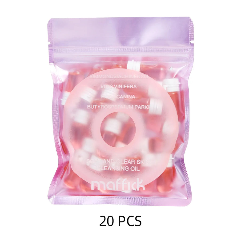 MAFFICK Disposable Cleansing Oil Travel Pods – 20 x 2ml Cleansing Oil Pods QXL 1 set