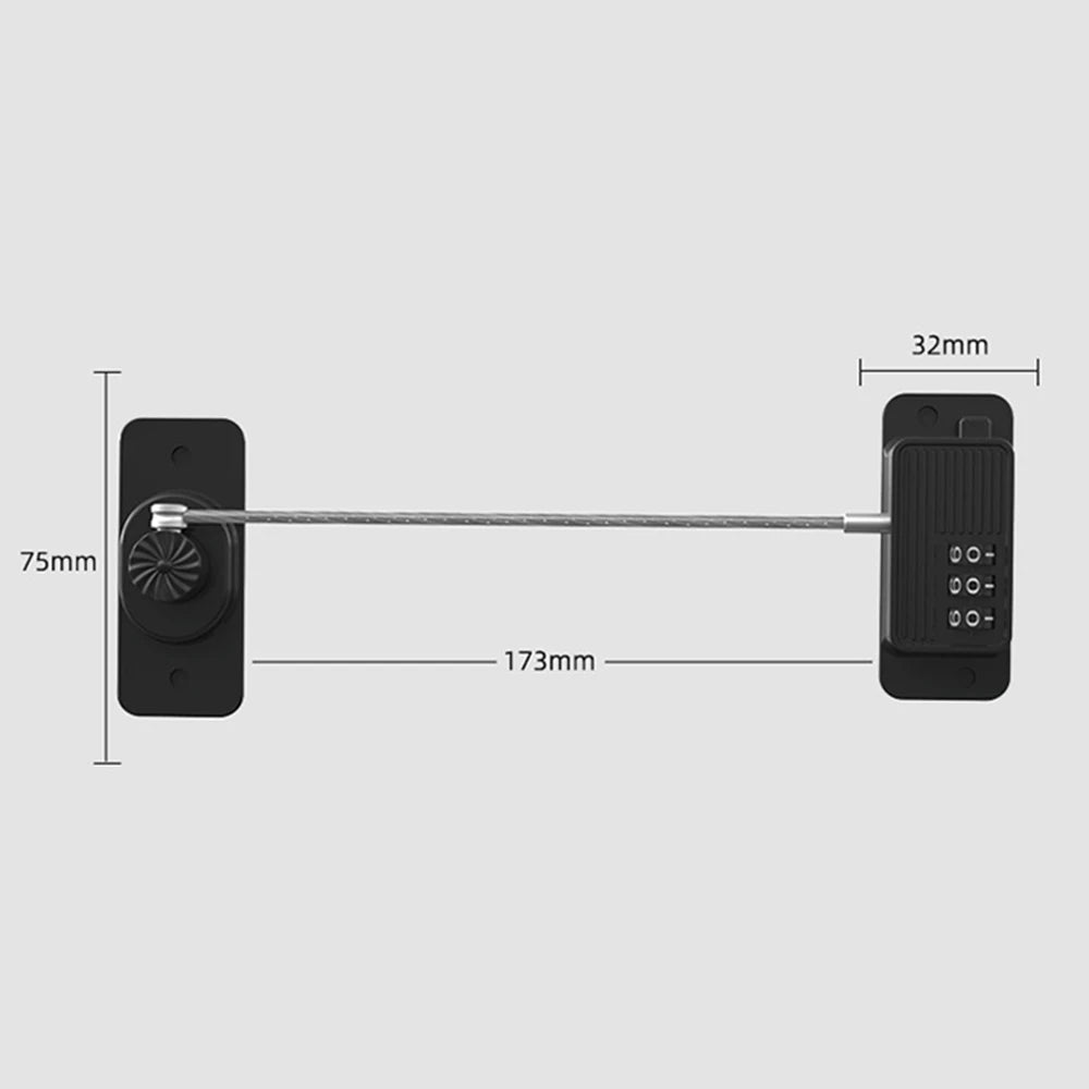 Digital Password Cable Lock | Baby & Child Safety Cabinet Lock Child Safety Lock QXL