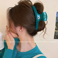 Large 15cm Acetate Hair Claw Clip – Non-Slip Bun for Thick Hair Hair Claw Clip QXL Medium lake blue