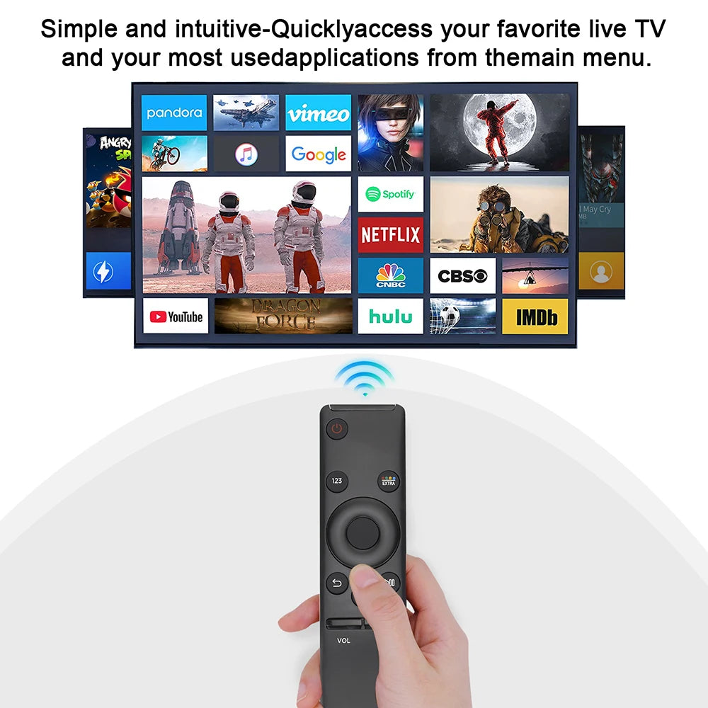 Samsung Smart TV Replacement Remote BN59-01259B/D/E 4K HD TV Replacement Remote QXL