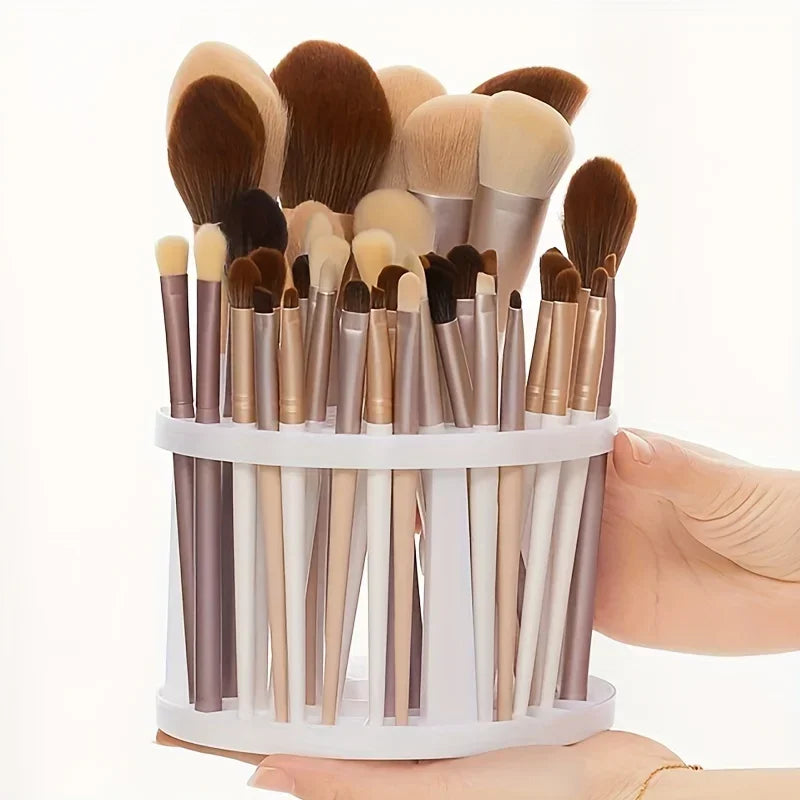 Large Capacity Makeup Brush Holder & Desktop Organizer Makeup Brush Holder QXL