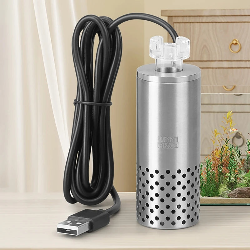 USB Aquarium Surface Skimmer | Electric Oil Film Remover Aquarium Surface Skimmer QXL