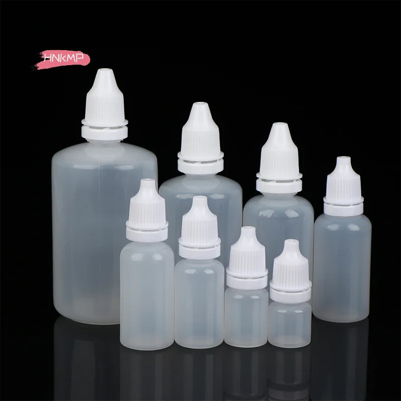 5-Pack Refillable Squeeze Dropper Bottles | Multi-Size PE Squeeze Dropper Bottles QXL