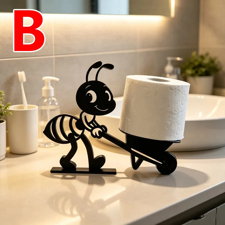Ant Toilet Paper Holder 1–2 Pack | Novelty Bathroom Rack Toilet Paper Holder QXL 1PC-B