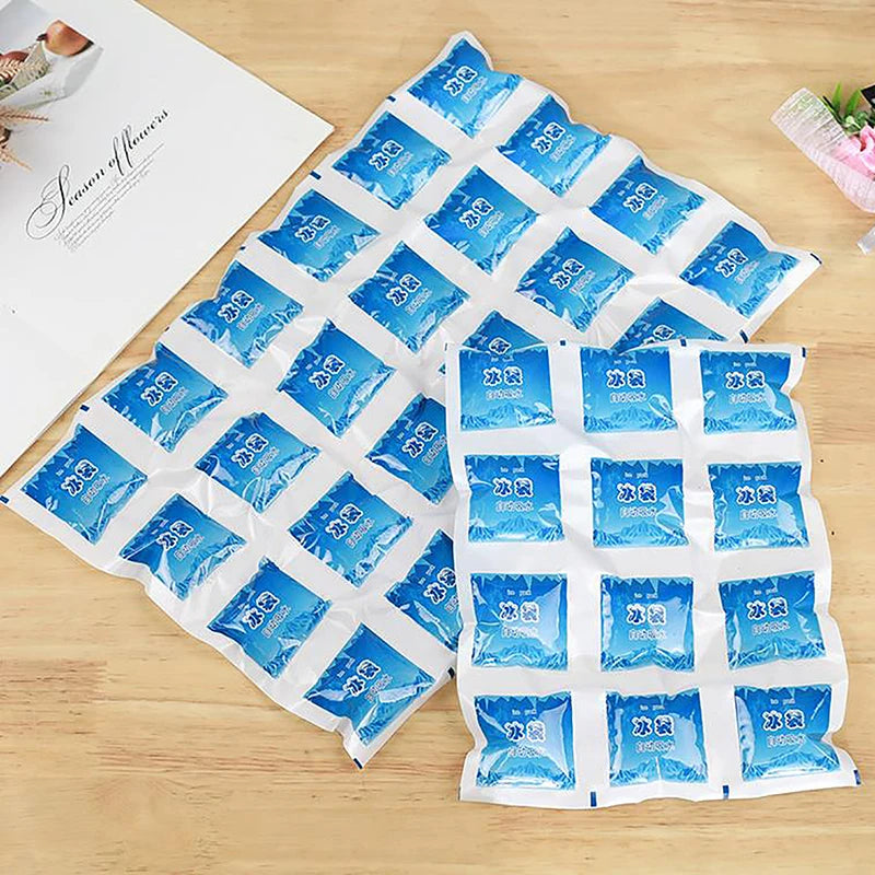 Reusable Gel Ice Pack | Auto Water Absorption | 12/16/24 Grid Reusable Ice Pack QXL