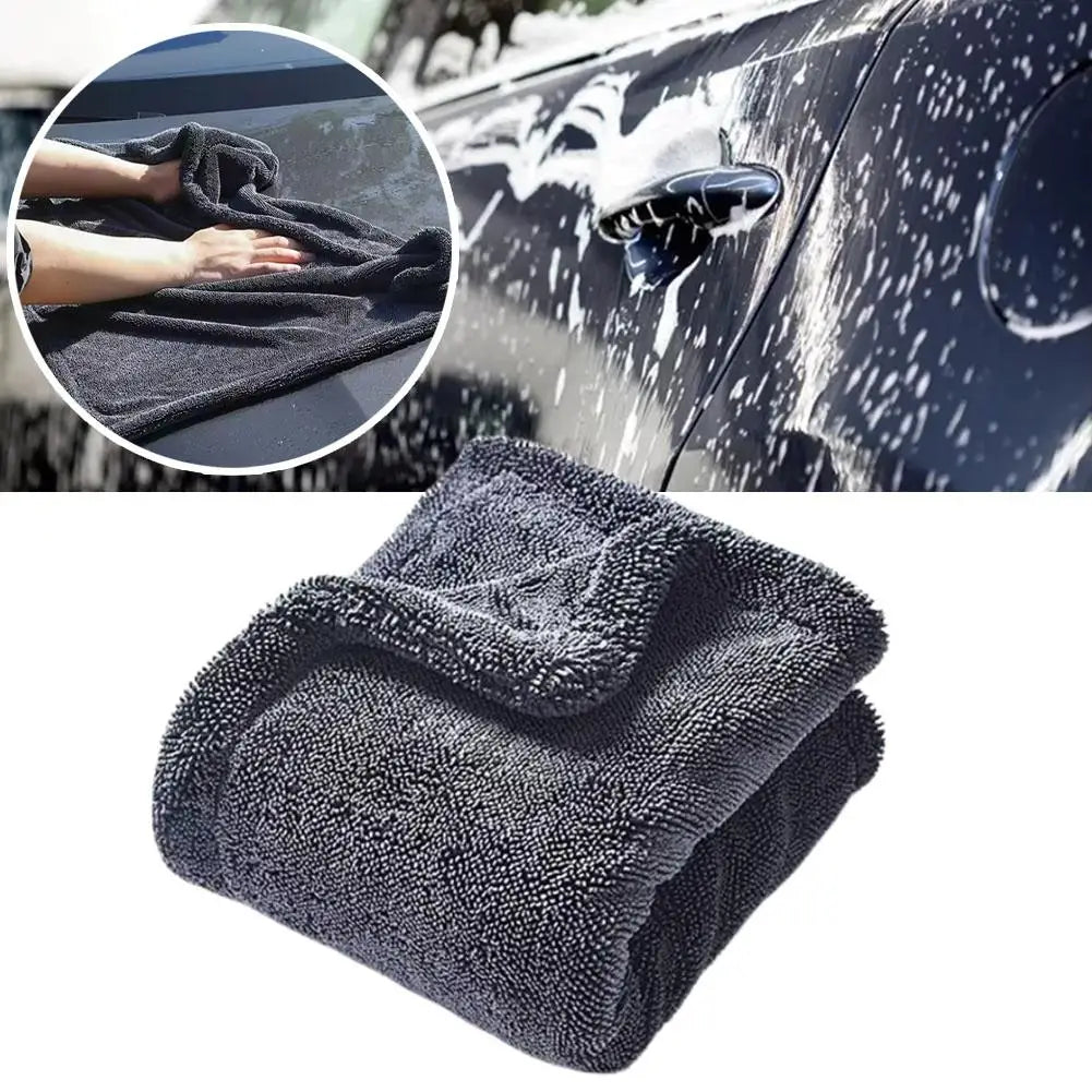 Premium Microfiber Car Drying Towel 60×90cm 1200gsm Car Drying Towel QXL