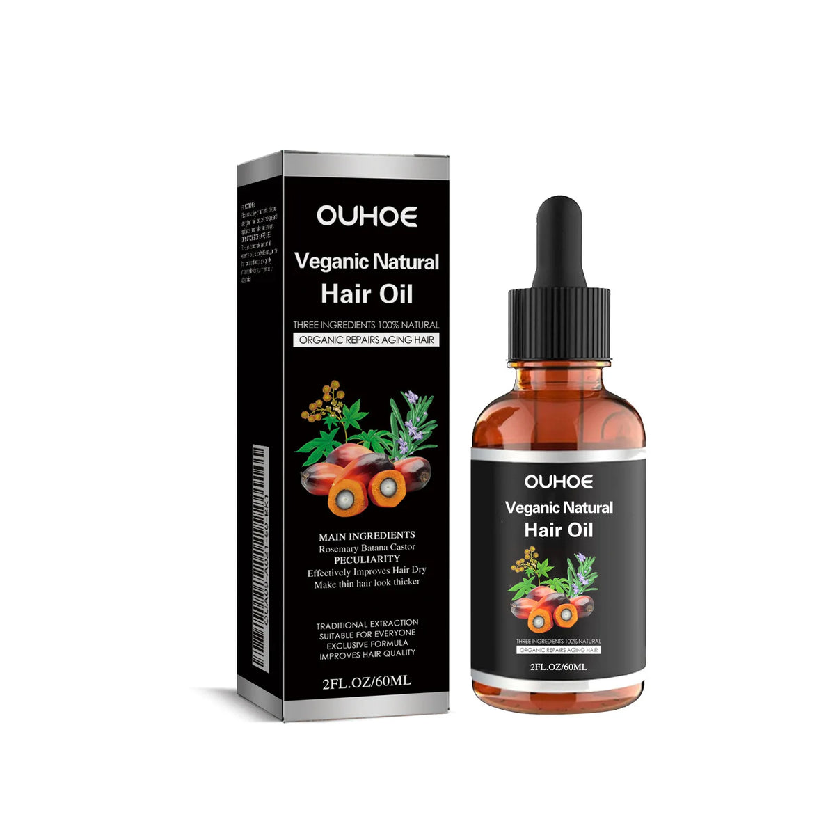 Hair Essence Oil – Moisturizing & Softening Hair Treatment Hair Essence Oil QXL