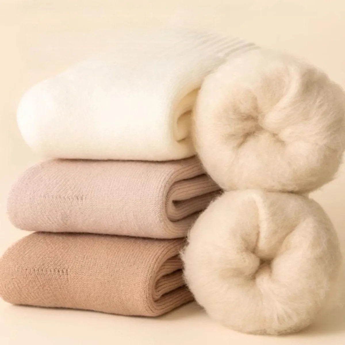 Women's Extra Thick Thermal Winter Crew Boot Socks | 1 Pair Thermal Winter Socks QXL