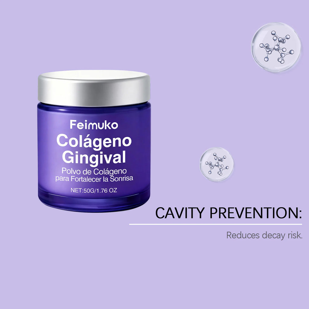 Collagen Tooth Care Powder – Whitening & Enamel Support 50g Tooth Whitening Powder QXL
