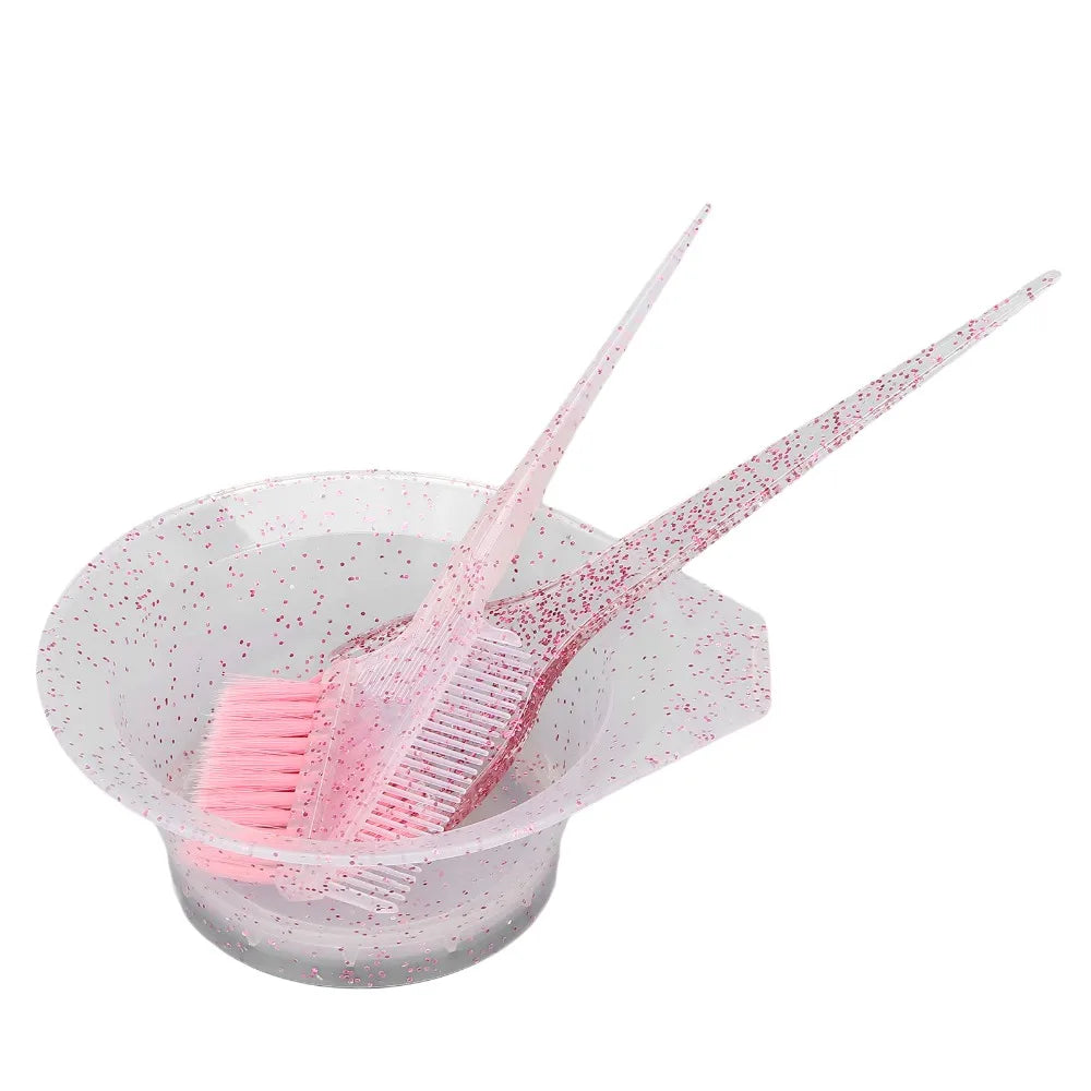 3-Pc Hair Dye Brush Set – Bowl, Pointed Tail & Double Brush Hair Dye Brush Set QXL