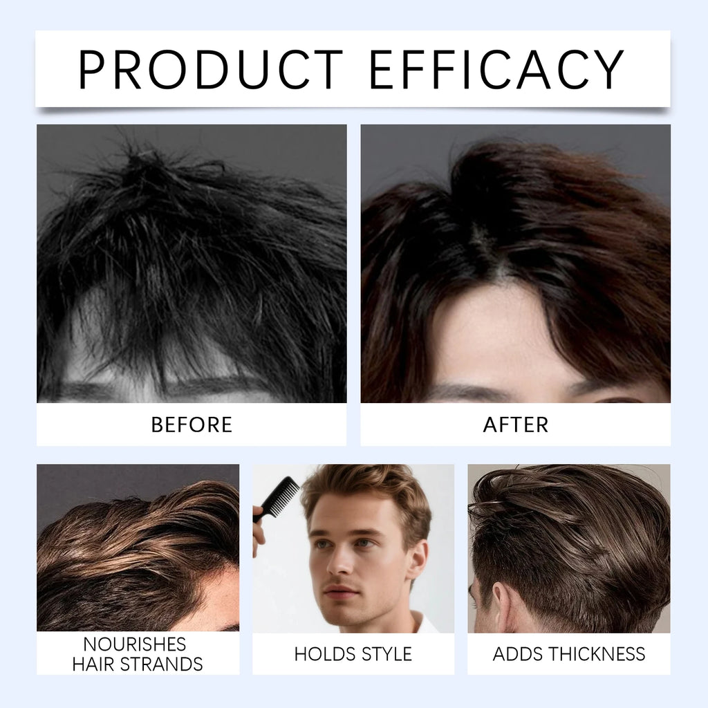 HOEGOA Matte Hair Clay & Sea Salt Spray Set | All-Day Hold Hair Styling Clay QXL