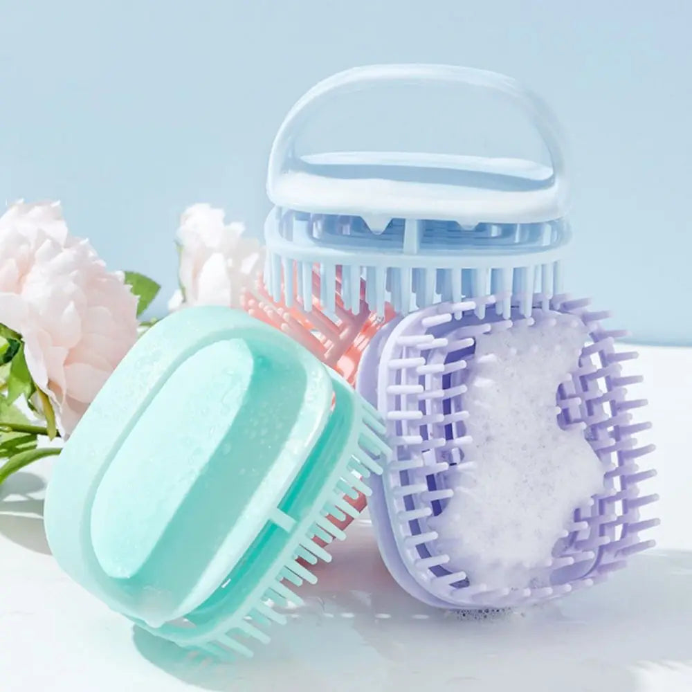 TPE Scalp Massager Shampoo Brush – 7 Colors | eelhoe Scalp Massage Brush QXL