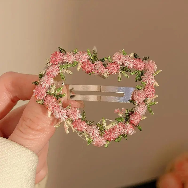 Decorative Hair Clips | Heart Star Flower Geometric Designs Decorative Hair Clip QXL