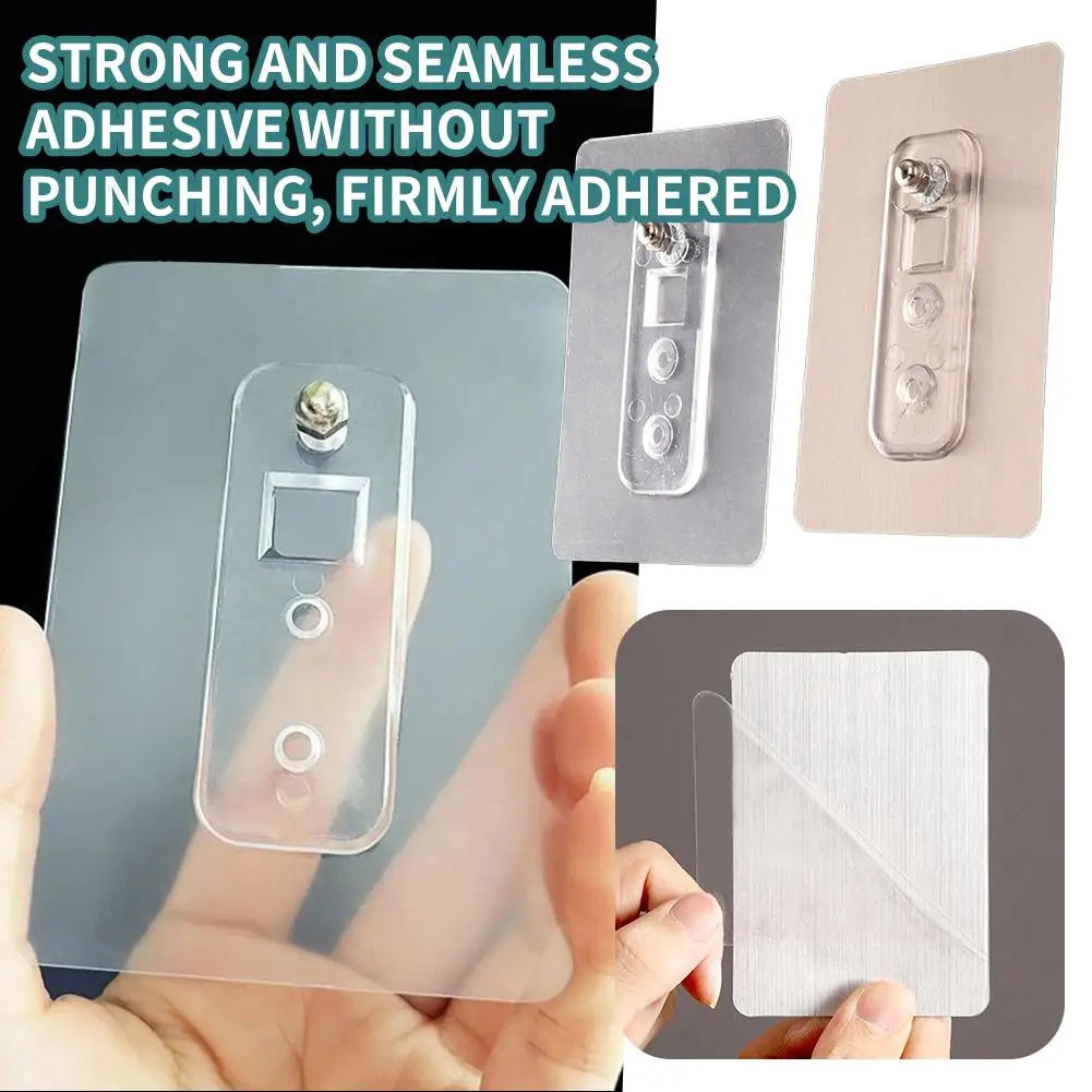Nail-Free Adhesive Wall Hook | No-Drill Screw Sticker Hanger Adhesive Wall Hook QXL