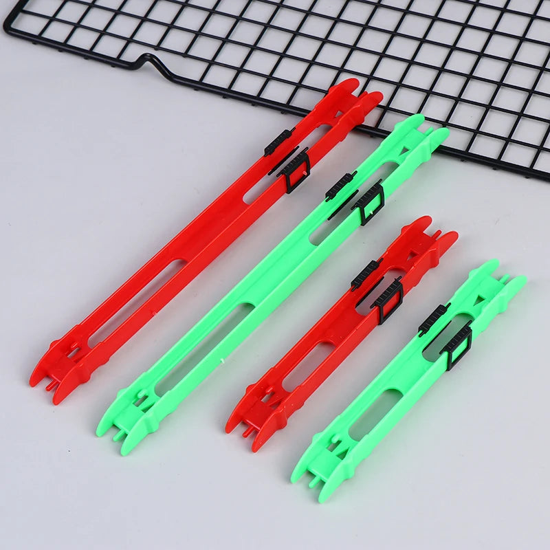 10-Pack Fishing Line Winding Boards & Holder – Red & Green Fishing Line Winder QXL