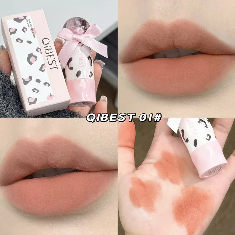 QIBEST 4-Pc Matte Liquid Lipstick Set | Waterproof Lip Stain Kit Matte Liquid Lipstick Set QXL