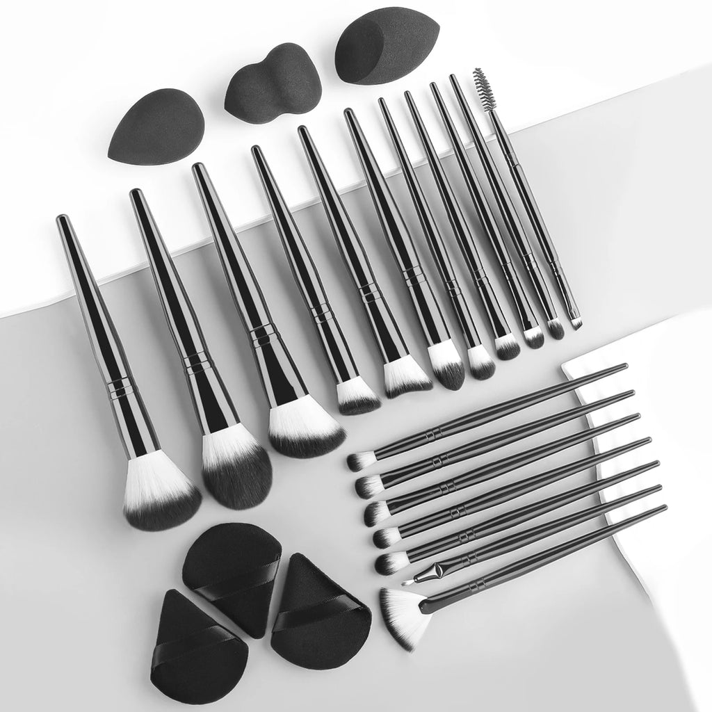 Ronshadow 18-Pc Makeup Brush Kit | Brushes, Blenders & Bowl Makeup Brush Kit QXL
