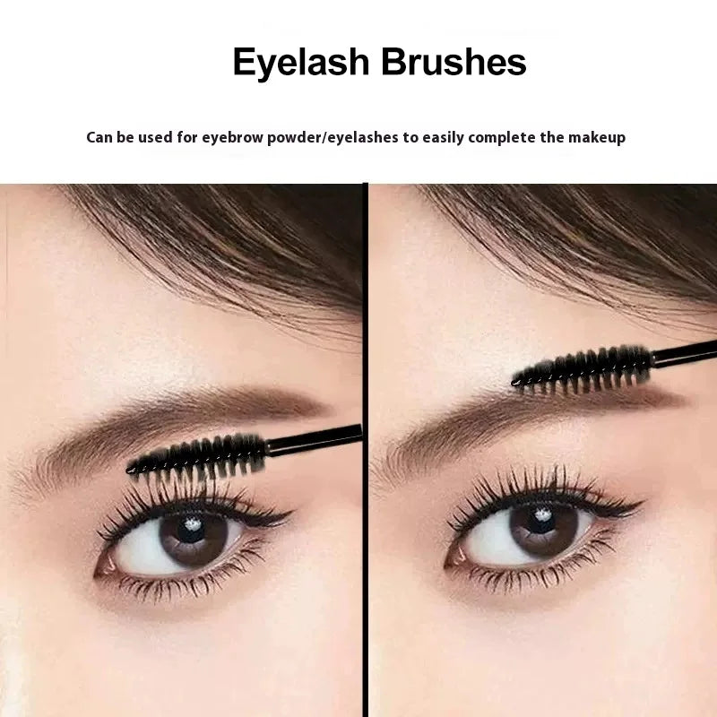 50-Pack Reusable Mascara Wands & Eyelash Spoolie Brushes Mascara Wand Spoolies QXL