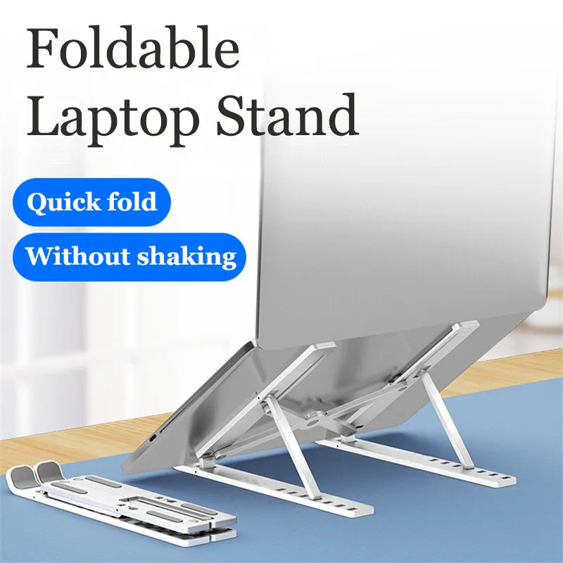 Adjustable Foldable Laptop Stand | Portable 9–15" Notebook Riser Laptop Stand QXL