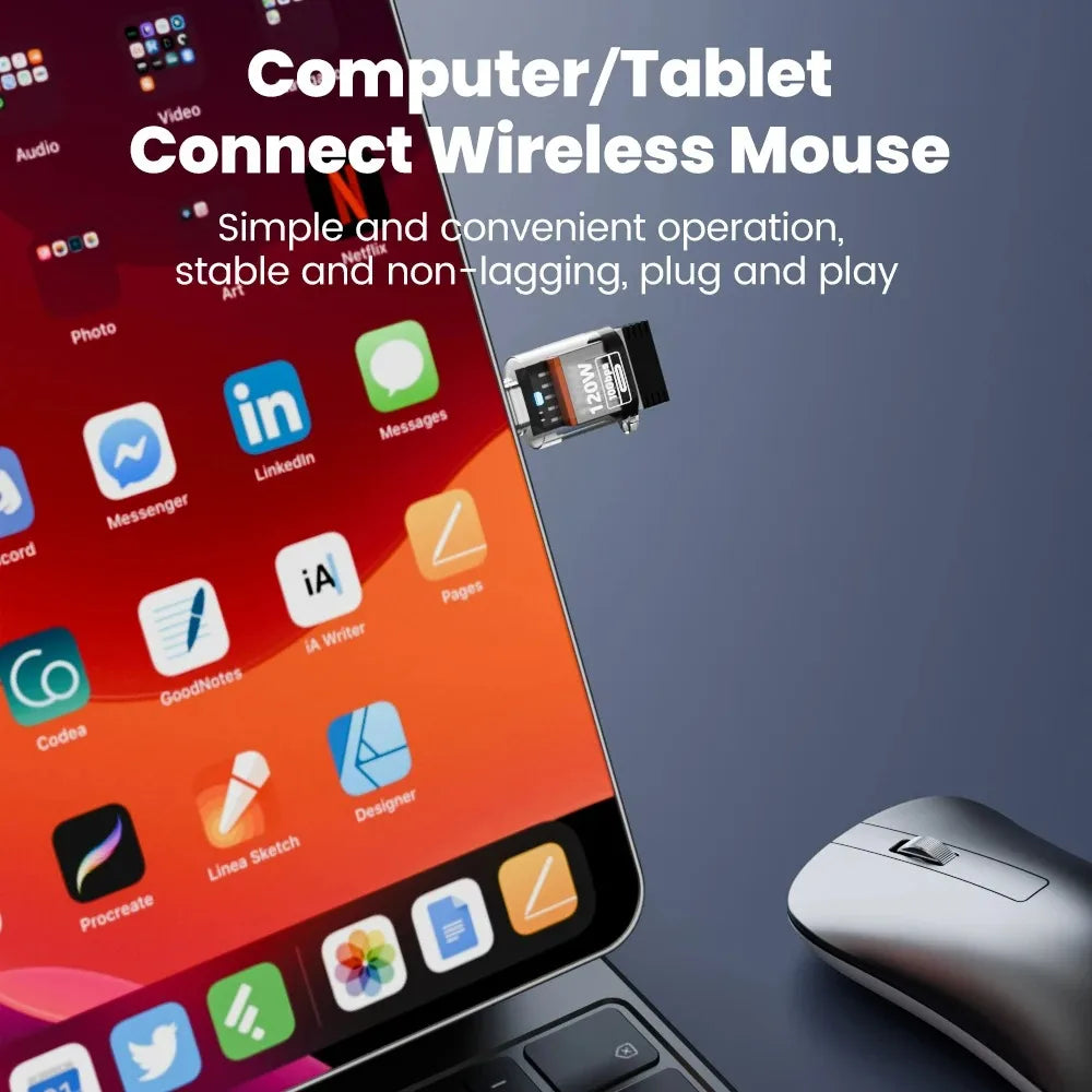 USB-A to USB-C OTG Adapter | 120W Fast Charge 10Gbps USB-C OTG Adapter QXL