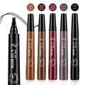 JUJU Dream 4-in-1 Waterproof Liquid Eyebrow Pencil – 5 Colors Liquid Eyebrow Pencil QXL 1psc Set